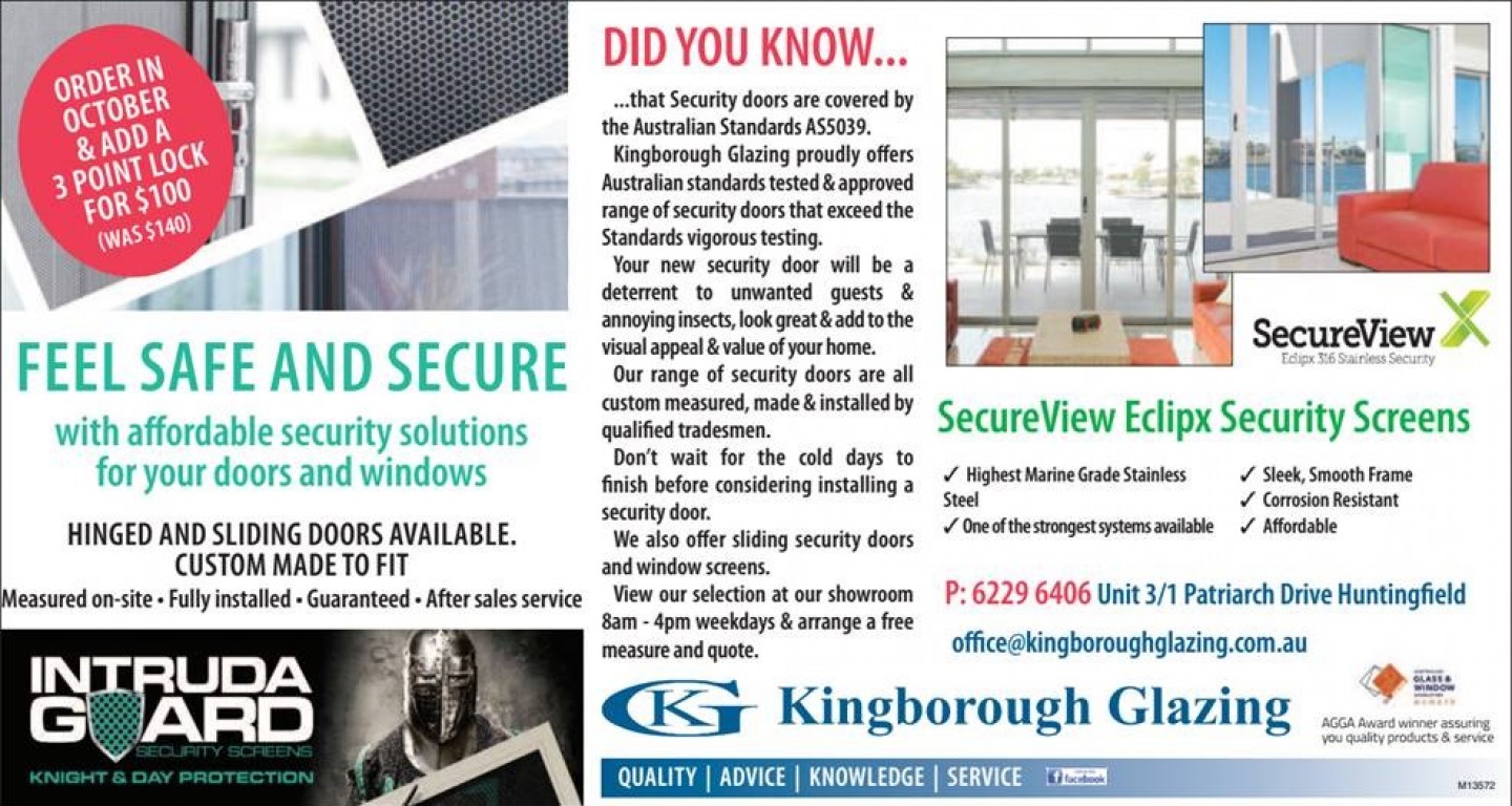 Advert Oct 2019 Kingb Chronicle Security Doors